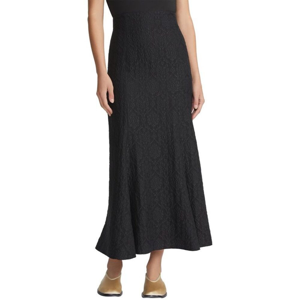 Lafayette 148 New York Womens High Waisted Silk-Blend Trumpet Skirt